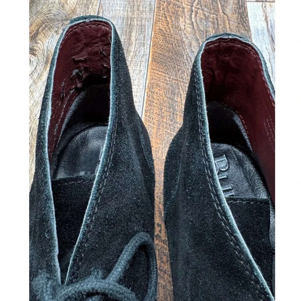 Buks by Walk-Over Mens Black Suede Chukka Desert Boots Size 10 M B01403 CCHG14